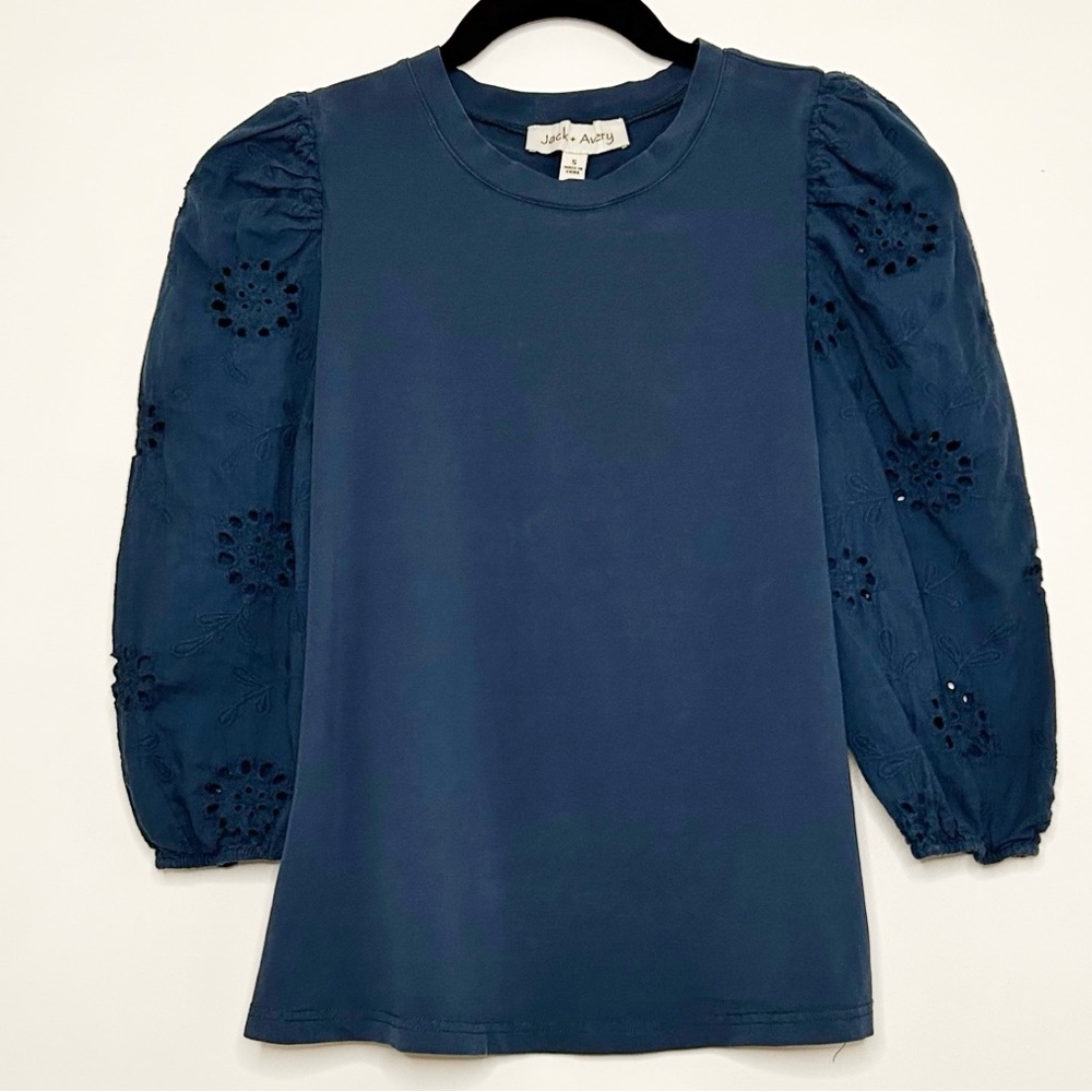 Jack + Avery Blue Shirt, Small